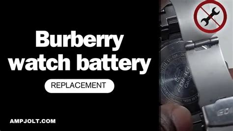 burberry bu7817 battery|A Comprehensive Guide to burberry watch battery .